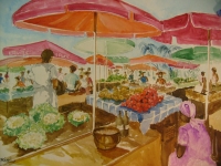 aquarelle-jour-de-marche-en-martinique