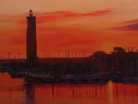 Le phare sur le port