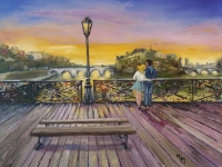 les amoureux du pont des arts