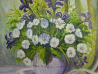 MARGUERITES ET IRIS